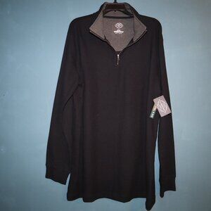 St Johns Bay Big and Tall NWT Black Pullover Sweater Mens XLT
